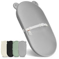 FLEUFAB Baby Changing Pad, EVA Waterproof Non-Slip Portable Mat, Grey