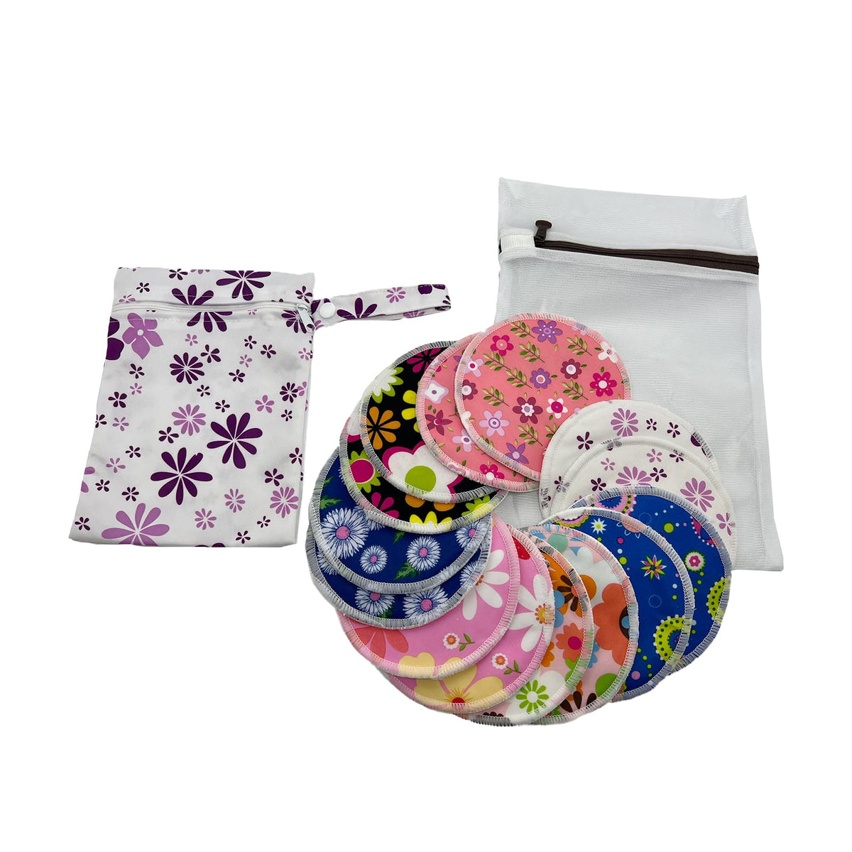 BEECO GIF2U Reusable Nursing Pads 14 Pack,Washable Breast Pads