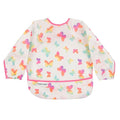 Tiny Twinkle Long Sleeve Bib for Babies & Toddlers – Waterproof Smock Bib for Eating – Machine Washable & Mess-Proof, Baby Feeding Essential & Shower Must-Have(Butterflies, 6–24M)