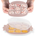 Haakaa Baby Popsicle Mold - Baby Food Maker & Breastmilk Teething Freezer Tray - BPA Free Silicone-Pink