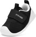 Baby Shoes Wide Toe Box Infant Boy Girl First Walker Shoe Toddler Crib Barefoot Sneakers Non-Slip Sole Soft Breathable Mesh Lightweight Walking Indoor Newborn Chubby Babies 6 9 12 18 24 Months