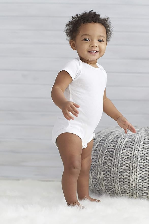 Gerber unisex-baby 8-pack Short Sleeve Onesies Bodysuits