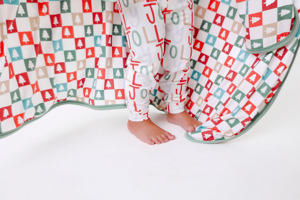 Copper Pearl Jumbo 3-Layer Baby Blanket: Soft Baby Quilts for Boys and Girls | Breathable, Cozy, Toddler Blanket | Baby Quilt for Newborns | 46x46 Premium Polyester/Rayon | Jolly
