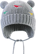 XIAOHAWANG Baby Hat Cute Bear Toddler Earflap Beanie Warm for Fall Winter