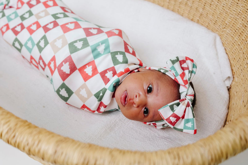 Copper Pearl Swaddle Blankets for Newborns | Soft Stretchy Receiving Blankets for Boys and Girls | Large 46 x 46 Inch Baby Blankets | Lightweight and Breathable Swaddles | Fraser