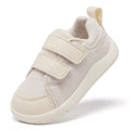 MORENDL Toddler Shoes Baby Wide Toe Box Barefoot Shoes Boy Girl Walking Shoes Non-Slip Minimalist Sneakers Comfort Zero Drop Tennis Outdoor Activities Khaki Mesh 15-18 Months