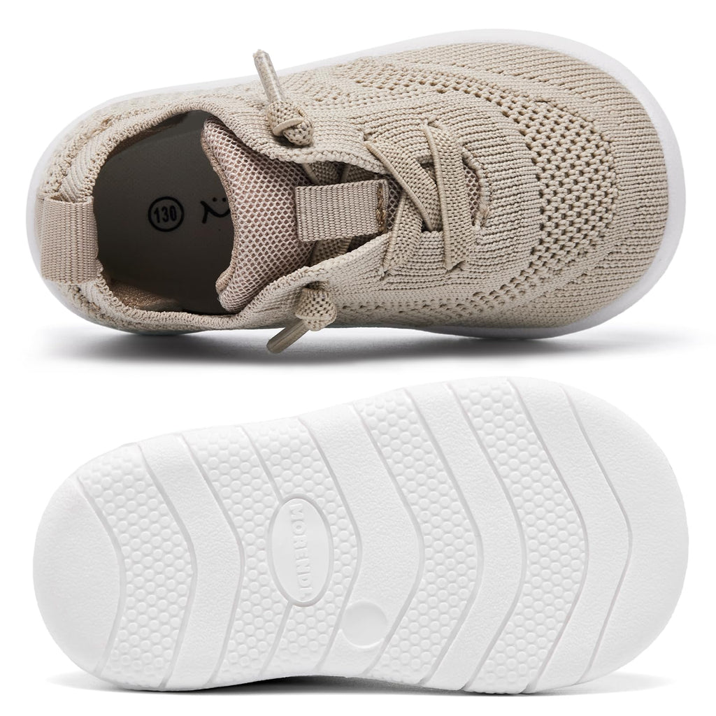 MORENDL Toddler Shoes Baby Walking Sock Shoes Infant Sneakers Boy Girl Barefoot Tennis Shoe Non-Slip Brethable