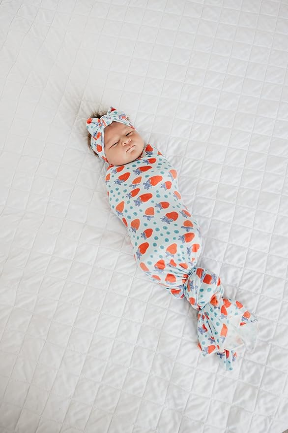 Copper Pearl Baby Swaddle Blanket - Premium Knit Baby Blanket, Large Soft Stretchy Receiving Blankets for Baby Boy and Girl, Swaddles for Newborn, Infant, and Toddler (Liberty)