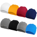 DRESHOW BQUBO 8 Pack Baby Hat Beanies Infant Toddler Hats for Boys Newborn Soft Cute Knit Hospital Hats for Babies Boys Beanie Cap