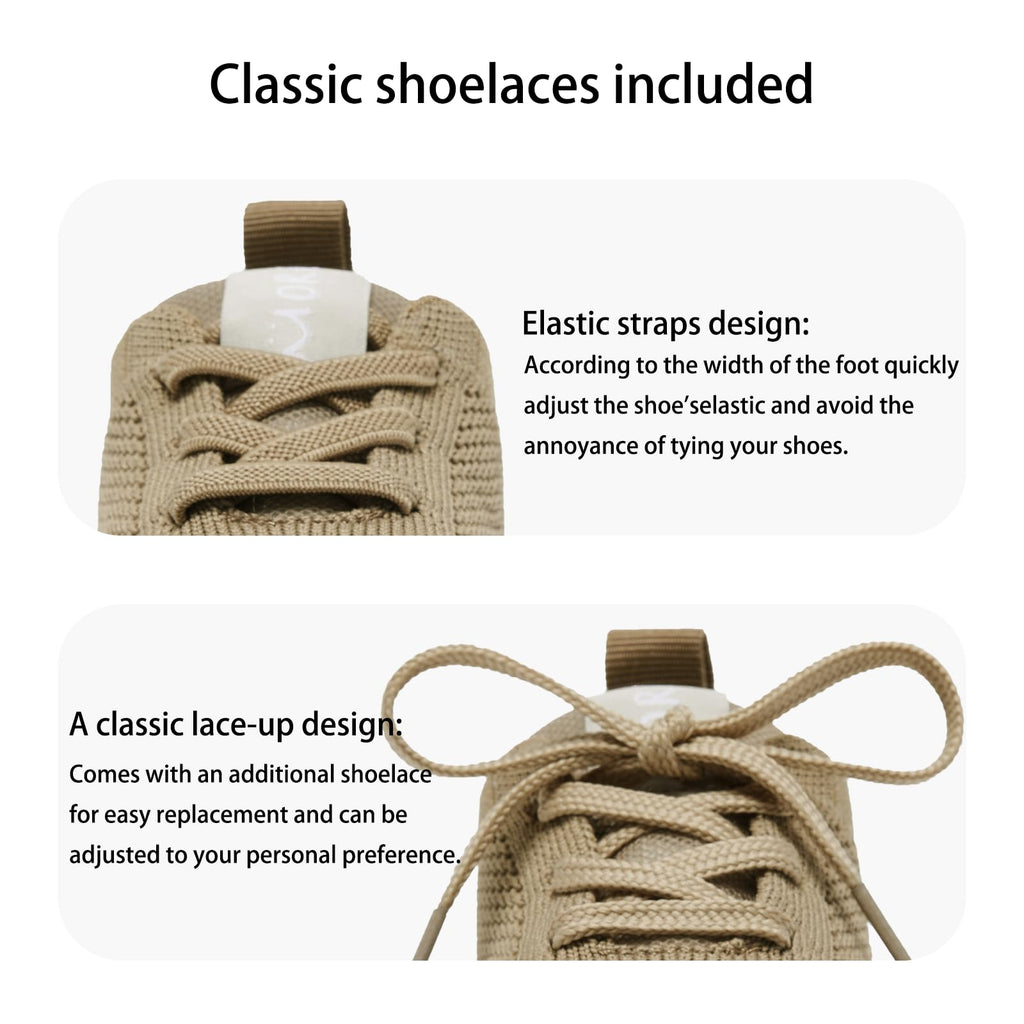 MORENDL Toddler Shoes Baby Walking Sock Shoes Infant Sneakers Boy Girl Barefoot Tennis Shoe Non-Slip Brethable Brown 15-18 Months