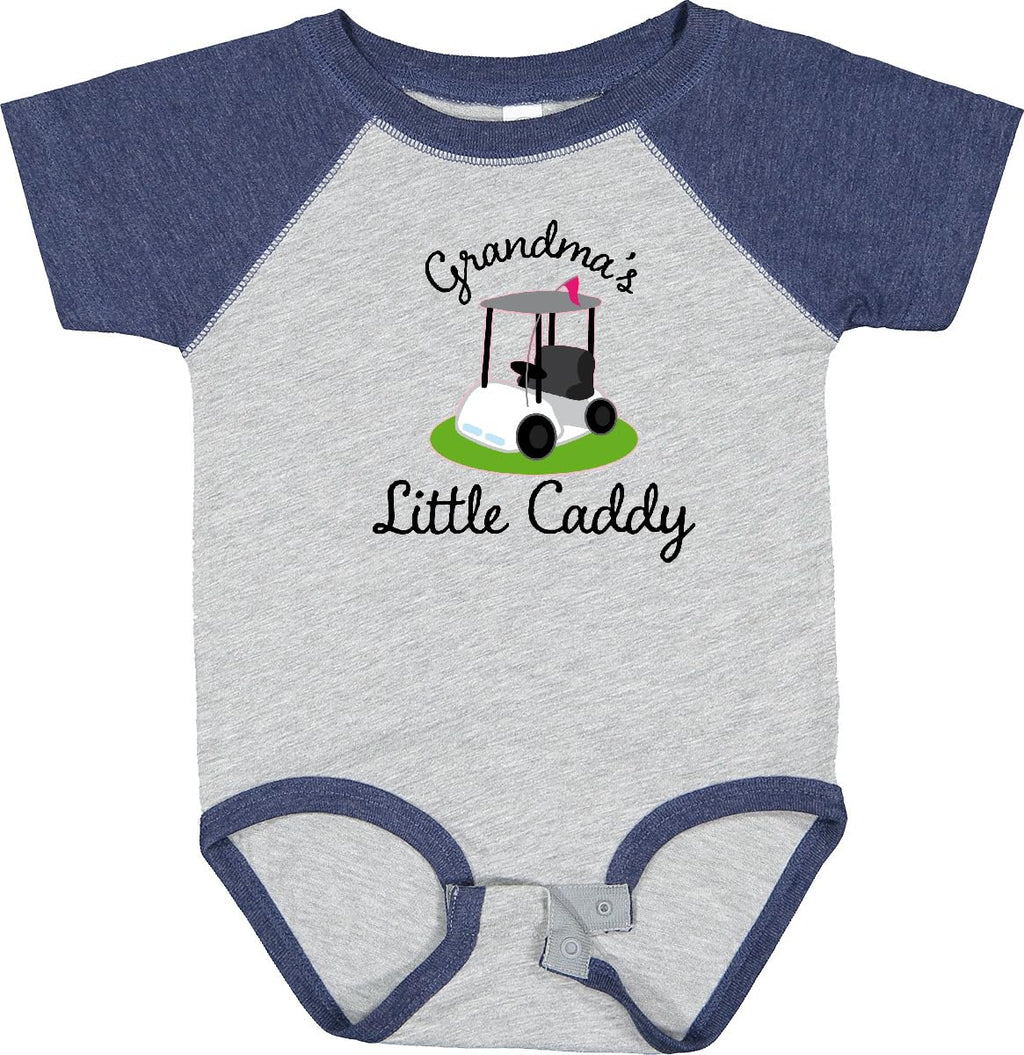 inktastic Grandma's Little Caddy Golf Baby Bodysuit 12 Months 0020 White 22b10