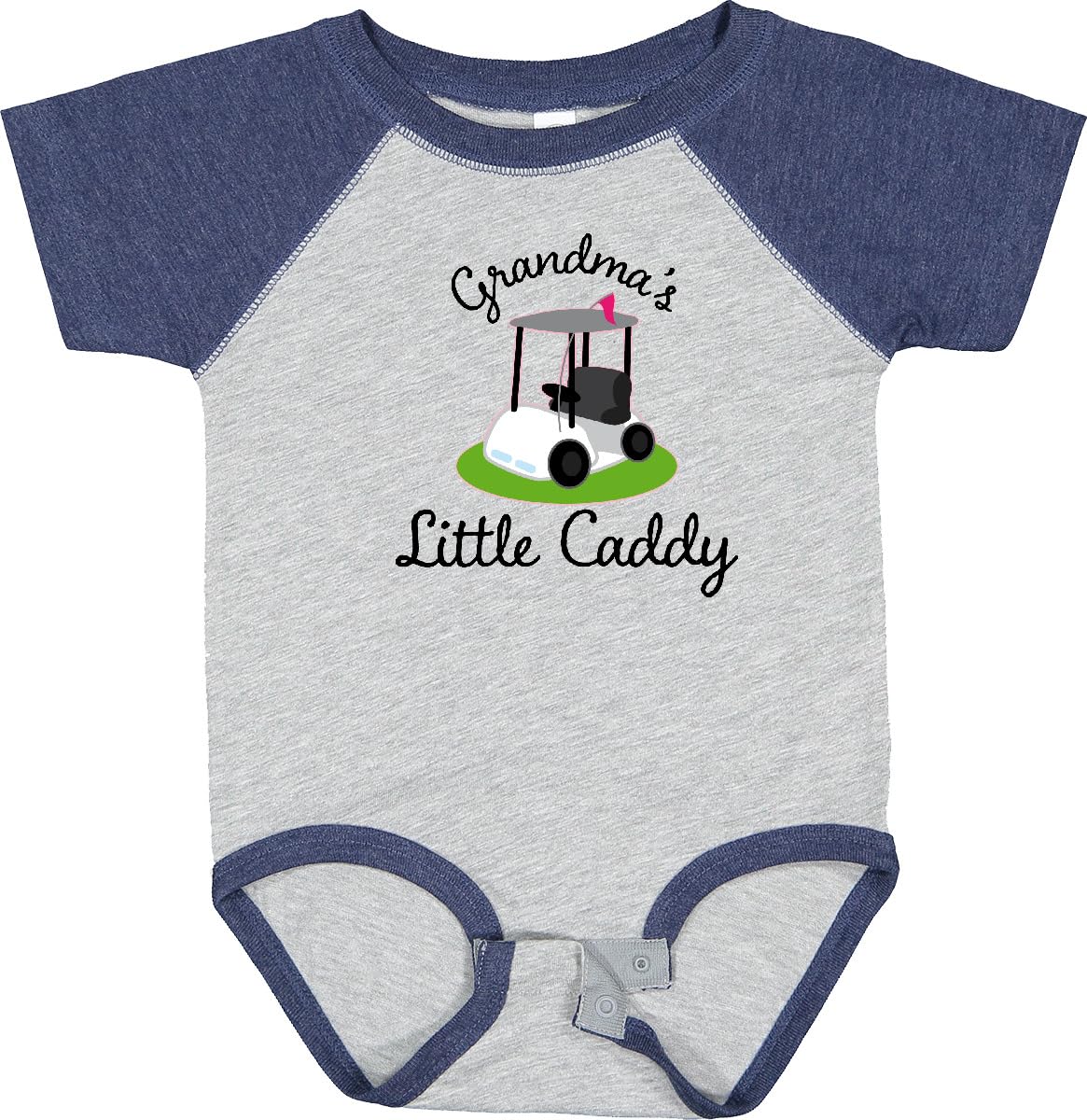 inktastic Grandma's Little Caddy Golf Baby Bodysuit 12 Months 0020 White 22b10