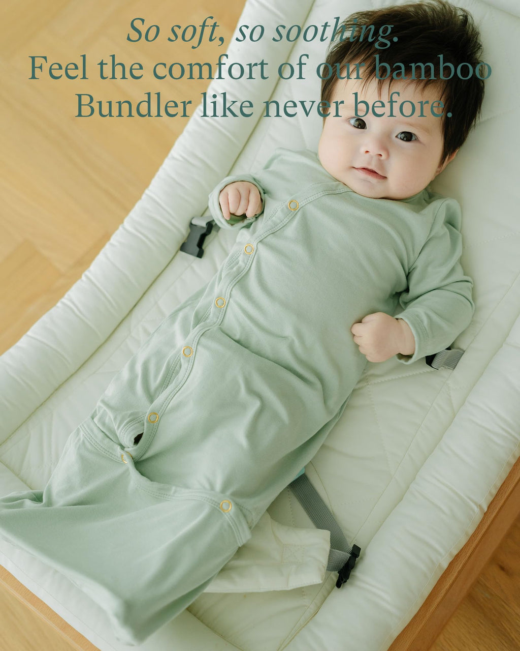 PurComfy Supersoft Bamboo Viscose Baby Sleeper Gowns, 3-6 Months