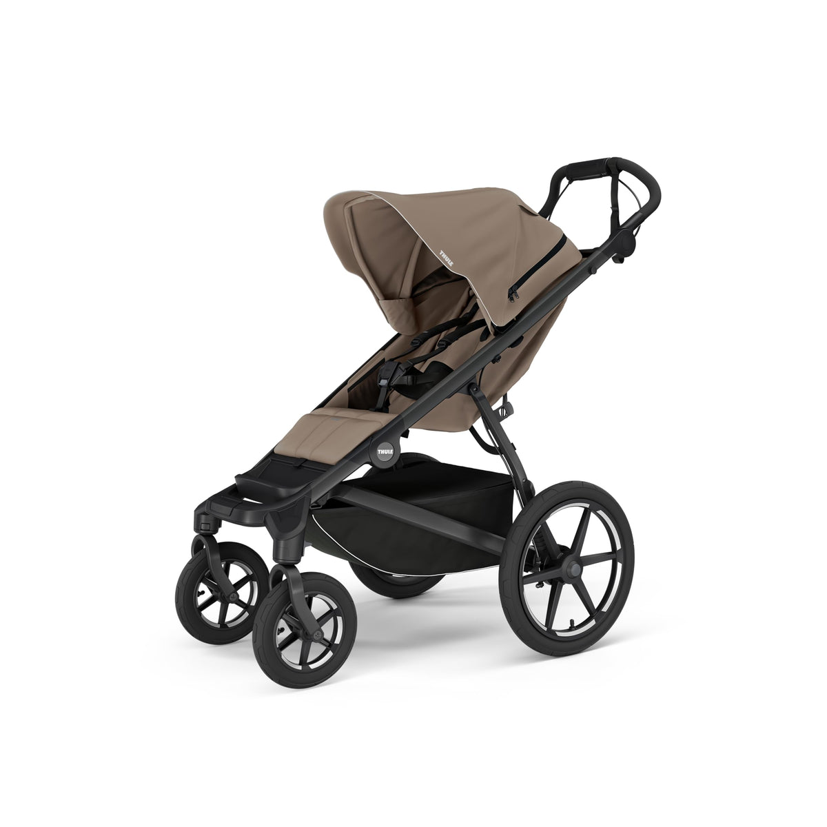 Thule Urban Glide 4-Wheel Single Child All-Terrain Stroller, Lightweight, Air-Filled Tires & Suspension, Twist Hand Brake