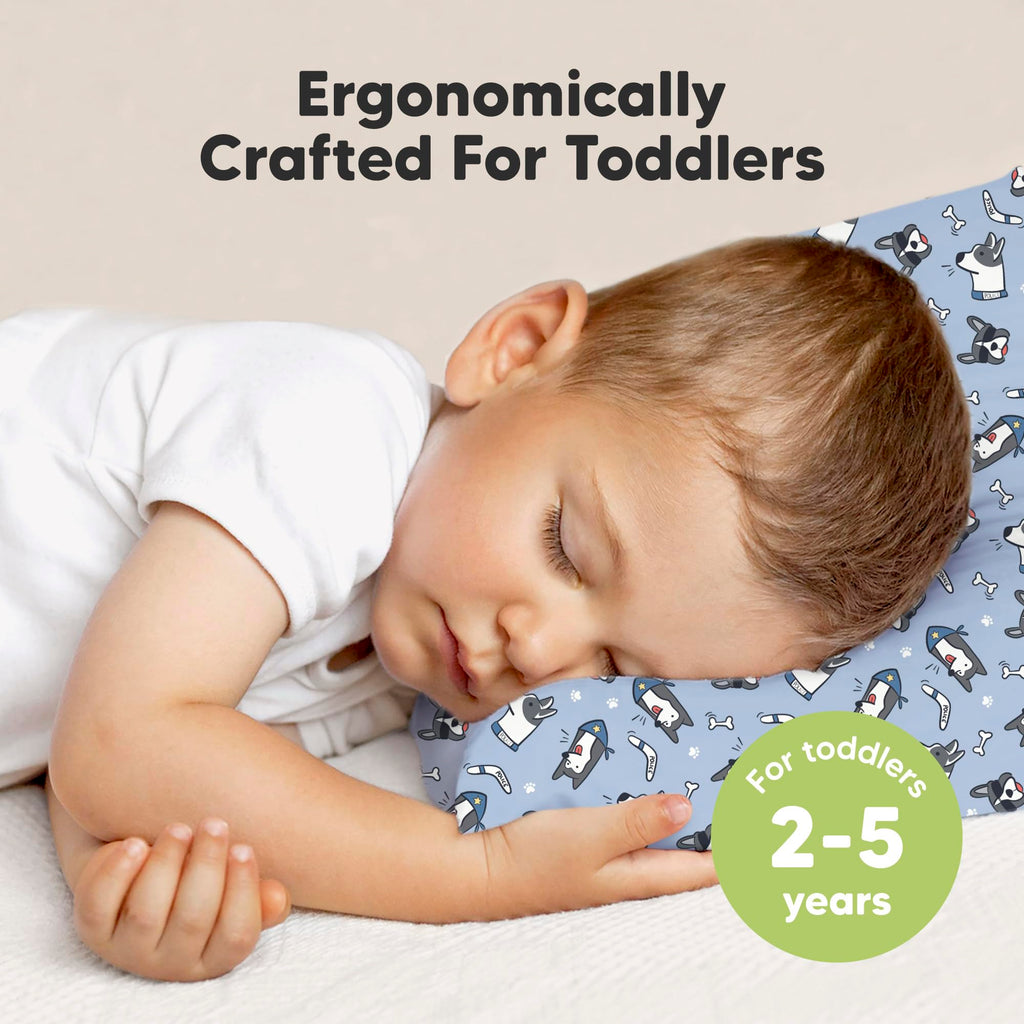 Toddler Pillow with Pillowcase, 13x18 My Little Dreamy Pillow (Pawtrol)