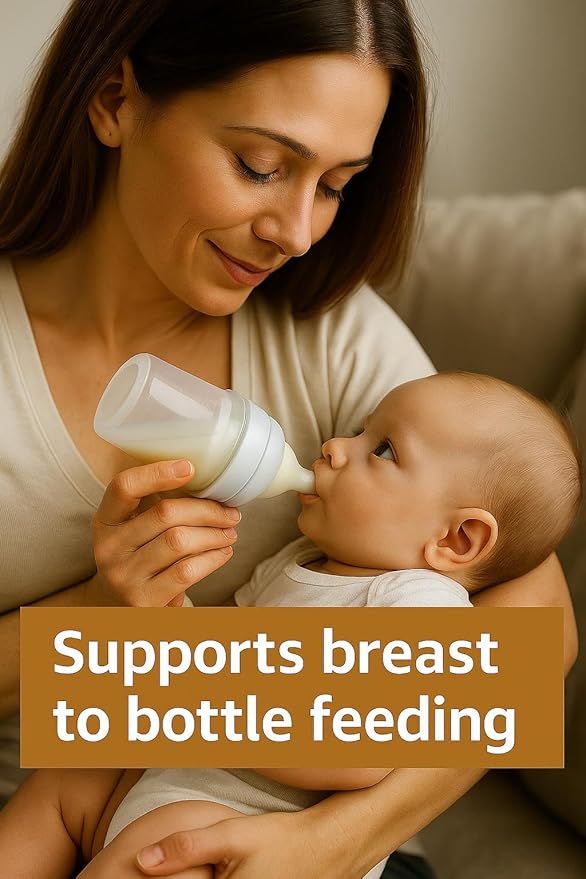 Nimrox Baby Bottle Nipple - Soft Silicone, Anti-Colic, Medium Flow, BPA-Free