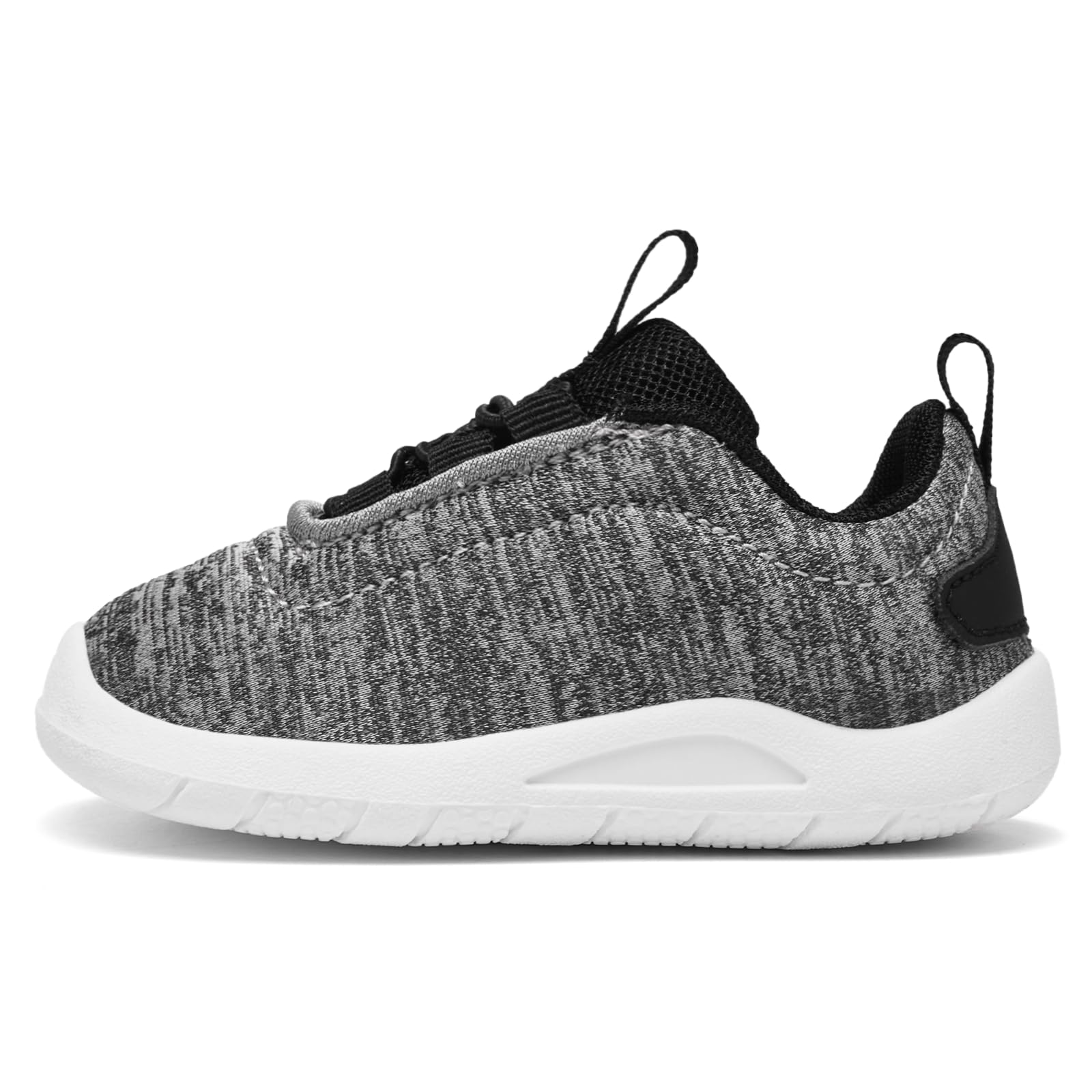 MORENDL Toddler Sneakers Baby Slip On Walking Shoes Non-Slip Breathable Boys & Girls Running Shoes Infant Tennis Shoe Mix Grey 12-15 Months Size 5