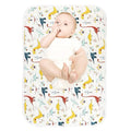 Baby Diaper Changing Pad, 21 5/8" x 31.5" Waterproof Changing Pad Liners - Reusable Soft and Absorbent Portable Changing Mat(Colorful Dinosaur1PCS)