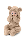 Cuddle Club Fleece Baby Bunting Bodysuit – Infant One Piece Kids Hooded Romper Outerwear Toddler Jacket