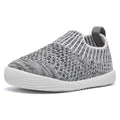 MORENDL Toddler Shoes - Baby Walking Socks - Non-Slip, Breathable - Unisex - Grey - 18-24 Months