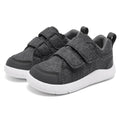 MORENDL Toddler Boy Shoes Baby Wide Toe Box Barefoot Shoes Boys Walking Shoes Non-Slip Minimalist Sneakers Comfort Zero Drop Tennis Outdoor Activities Mix Darkgrey 15-18 Months