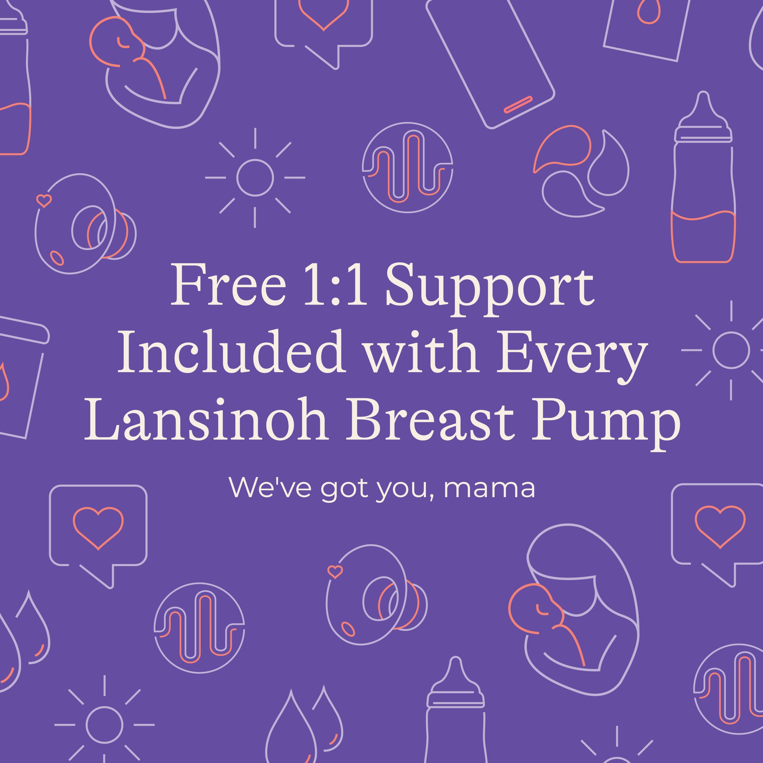 Lansinoh Signature Pro Portable Double Electric Breast Pump with LCD Screen | 3 Power Modes, 25mm Flanges, 2 Bottles, 1 Slow Flow Nipple, & Carry Bag