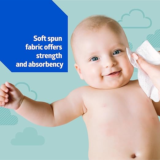 Medline Babysoft For Sensitive Skin Disposable Dry Cleansing Cloths, (Case of 500)