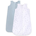 Baby Wearable Blanket - Baby Sleep Sack 100% Cotton - Sleep Sack 3-6 Months - Comfy Soft Lightweight, 2-Pack Set Gender Neutral Grey