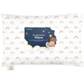 Toddler Pillow with Pillowcase 13x18 My Little Dreamy Pillow(Jolly Rainbow)