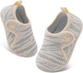 FEETCITY Baby Boys Girls First Walking Shoes Infant Sneakers Crib Shoes Breathable Lightweight Slip On Shoes