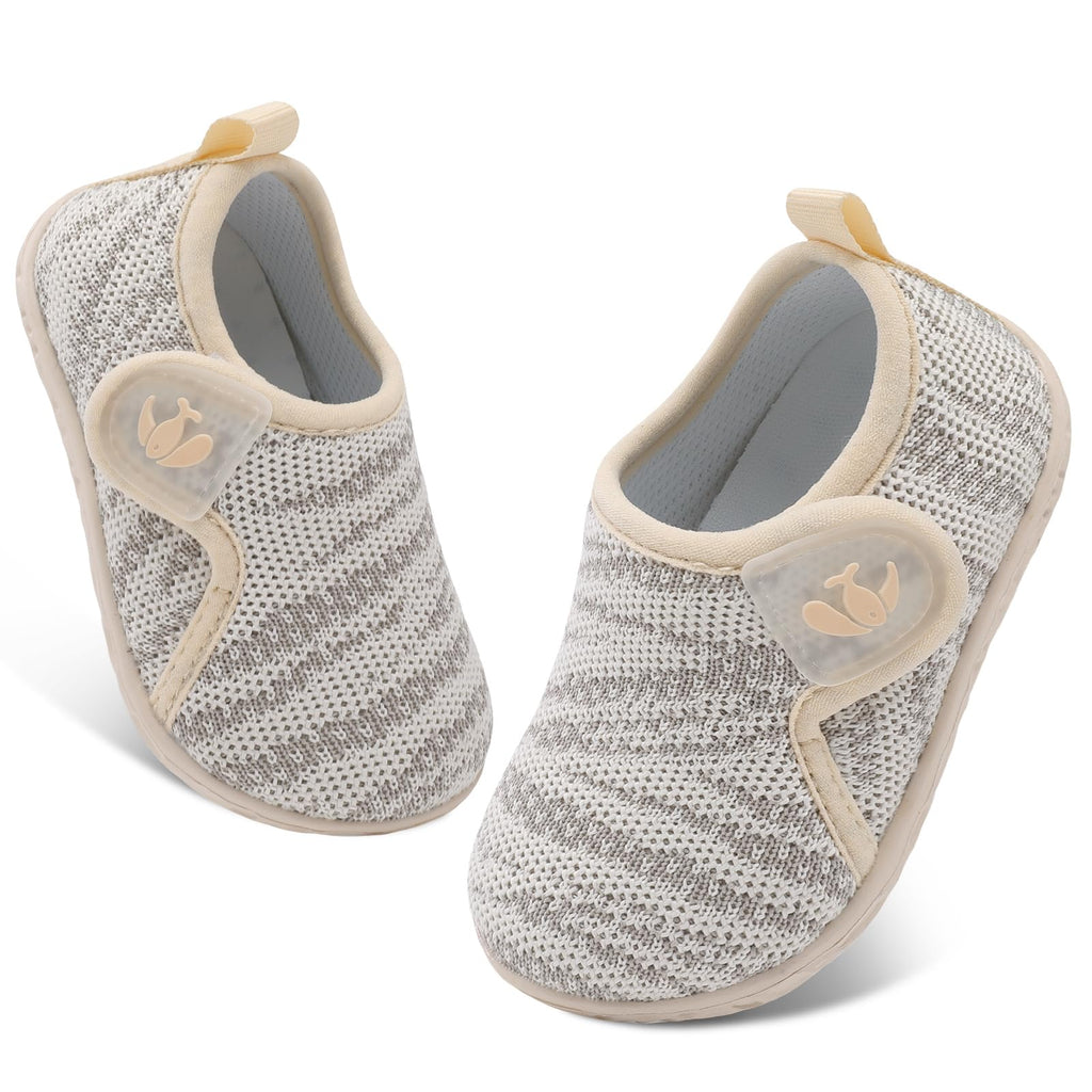 FEETCITY Infant Shoes Girls Boys Slip On Sneaker Newborn Crib Shoes First Walking Shoe