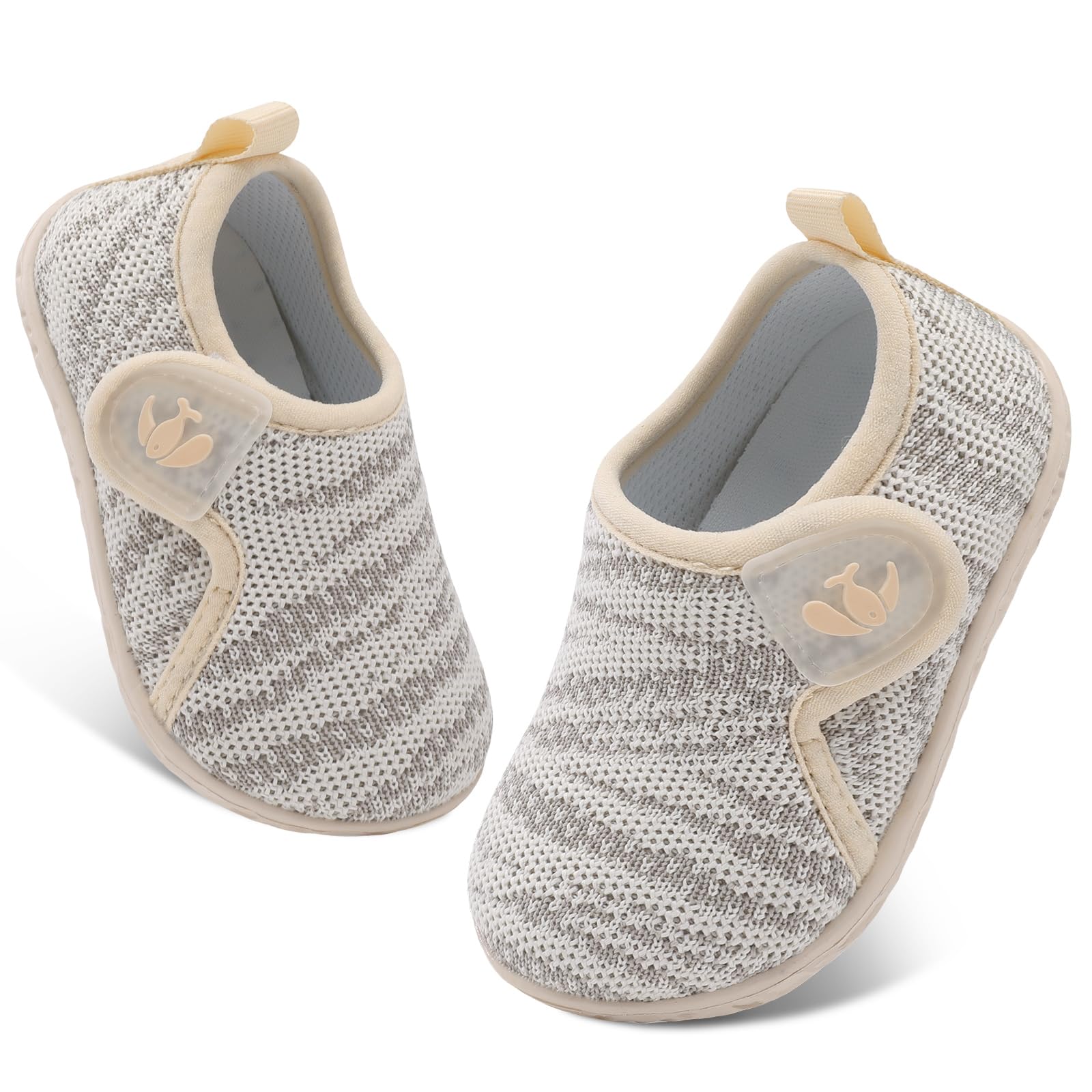 FEETCITY Infant Shoes Girls Boys Slip On Sneaker Newborn Crib Shoes First Walking Shoe
