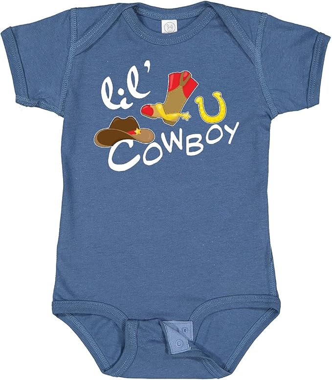 inktastic Lil' Cowboy Baby Bodysuit