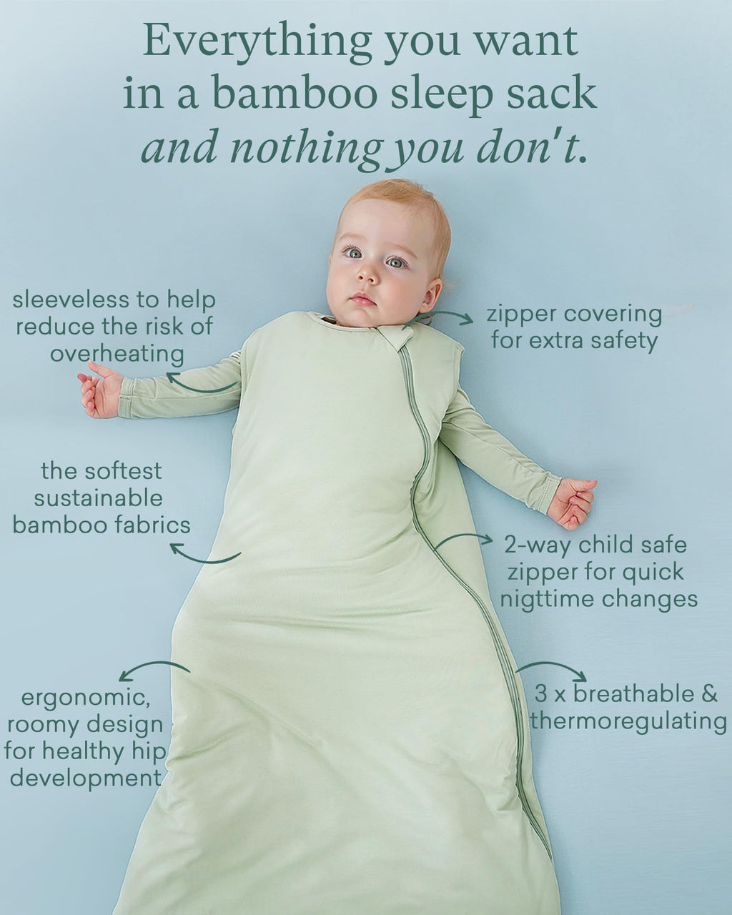 PurComfy Supersoft Sleep Sack 1.0 TOG, Bamboo Viscose, 3-6 Months, Blush