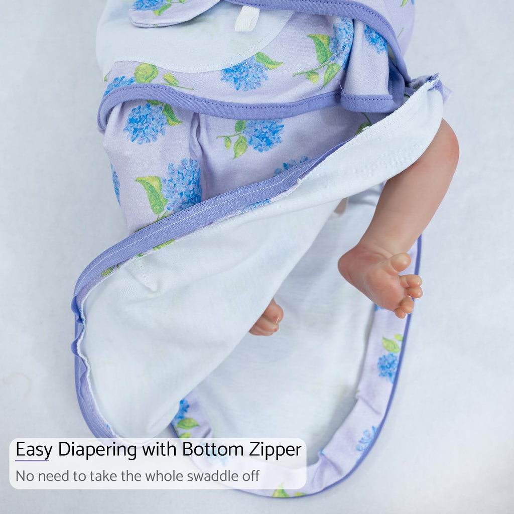 LollyBanks Newborn Swaddle,100% Organic Cotton Baby Swaddle for Newborn