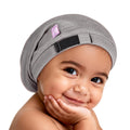 OLESILK Silk Baby Bonnet 6-12 Months, Protective Anti-Frizz & Tangle-Free