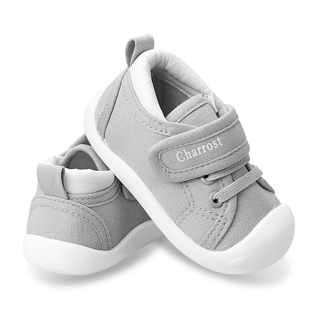 Charrost Baby Walking Shoes Toddler Girl Boy Soft Breathable Canvas Shoes