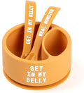 Bella Tunno Silicone Suction Bowl & Spoons for Toddlers & Babies, Food Grade BPA Free Silicone, Non Slip Base, Microwave & Dishwasher Safe, Ideal Baby-Led Weaning Bowl, Miss Mess/Love First Bite