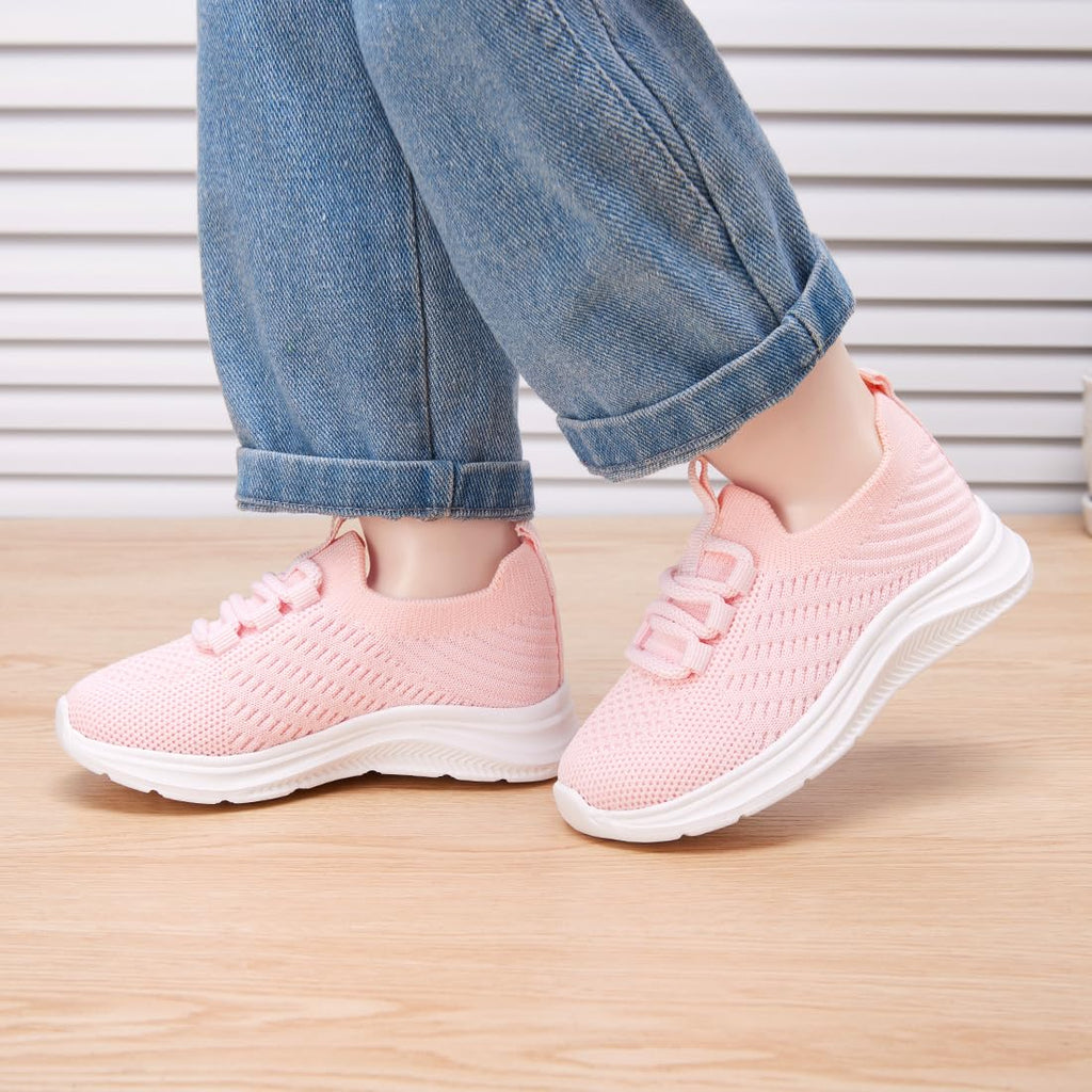 BMCiTYBM Toddler Walking Sneakers Boys Girls Shoes Pink Size 7 Toddler
