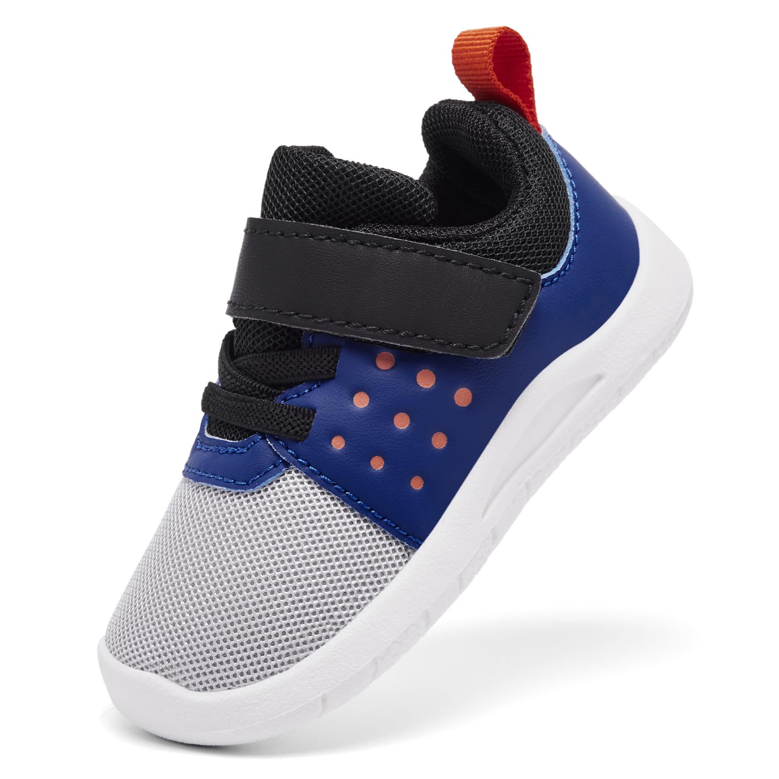 MORENDL Toddler Baby Shoes 0-4 Years Boy Girl Lightweight Breathable Non-Slip Sports Sneakers Running Walking Tennis Barefoot Shoes Grey Blue 6-9Months