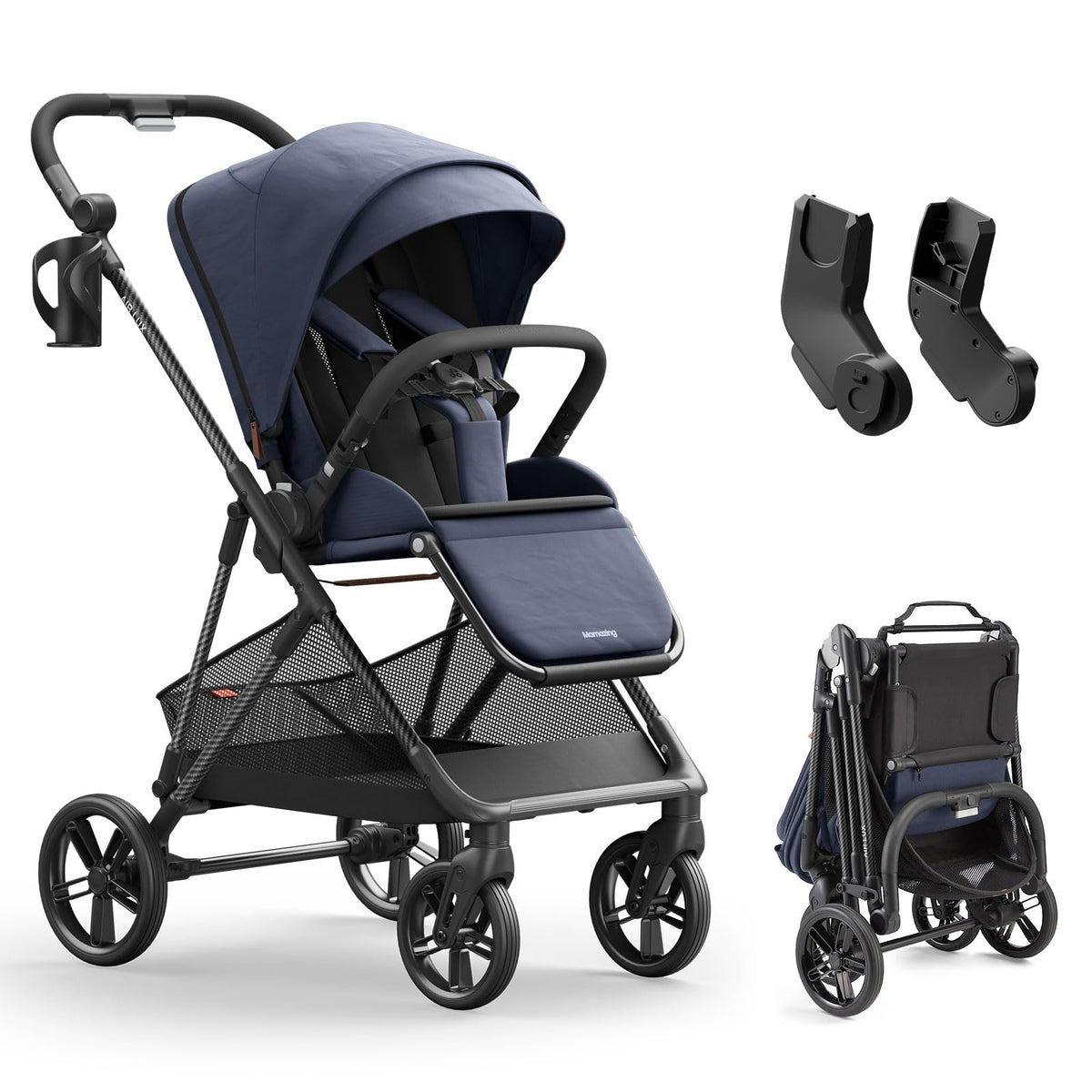 Mamazing Air Lux Baby Stroller with Carbon Fiber Frame, Only 15.8lbs