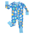 Little Sleepies Baby Pajamas, Blue Cookies & Milk, Preemie