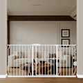 WAOWAO 62.19-66.88" Extra Wide Baby Gate Pressure Mounted 30" Tall White