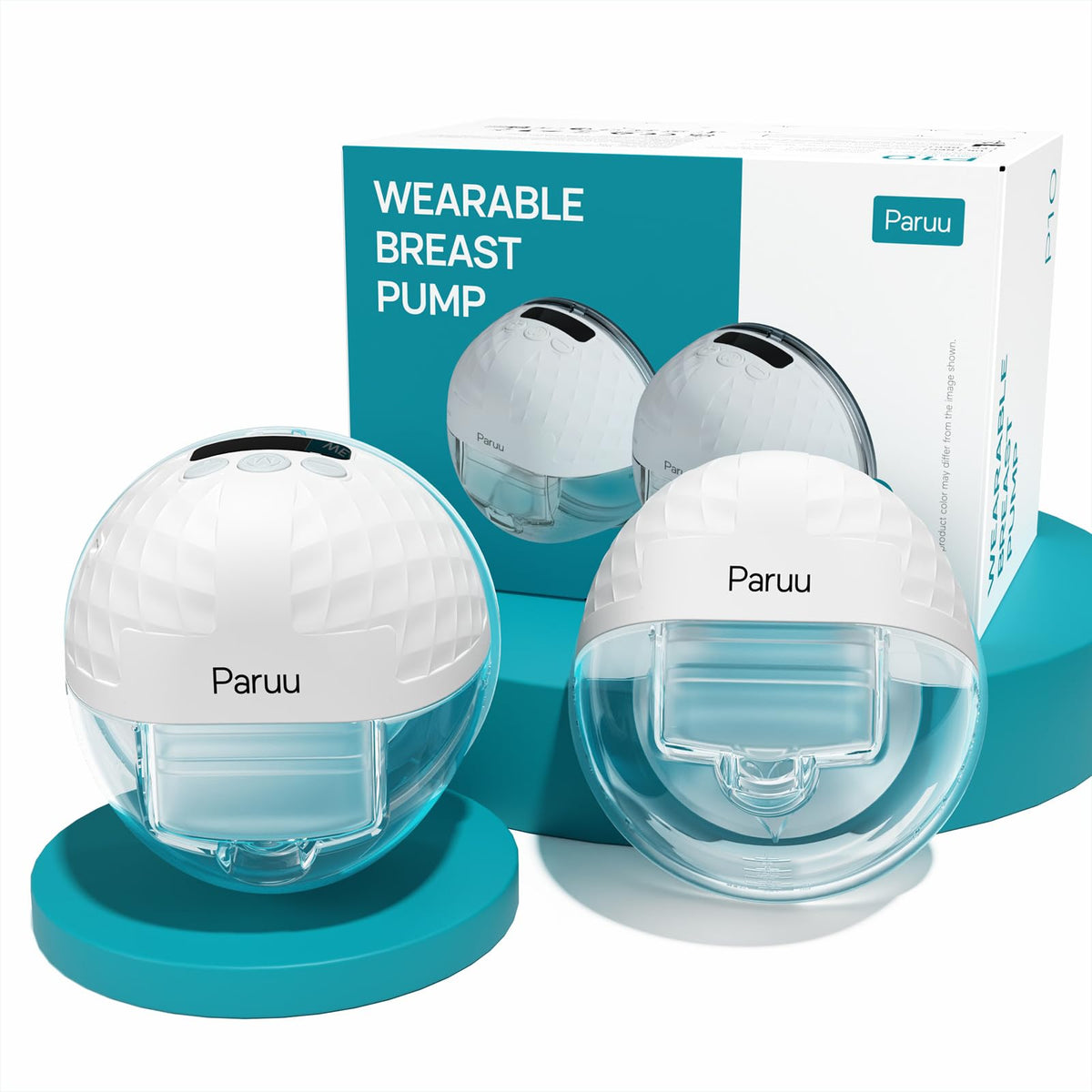 Paruu P10 Full Set Collector Cup, Original Breast Pump Parts, Wearable Breast Pump Replacement Accessories, 1 Set