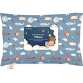 Toddler Pillow with Pillowcase, 13x18 My Little Dreamy Pillow (Up & Away)