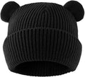 Bear Baby Beanie Knitted Baby Winter Hat Infant Toddler Boys Girls Beanie with Cotton Lining