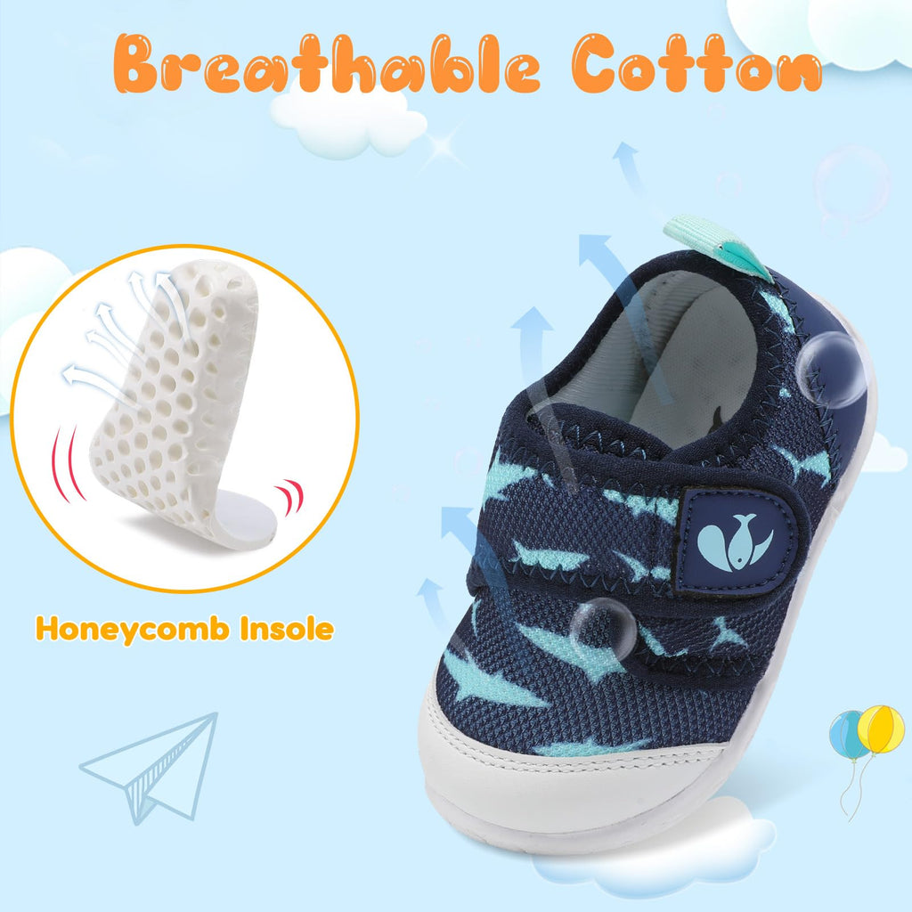FEETCITY Baby Sock Shoes Baby Walking Shoes Infant Non-Slip Breathable Slippers with Soft Rubber Sole Baby Boys Girls Slip On Sneakers