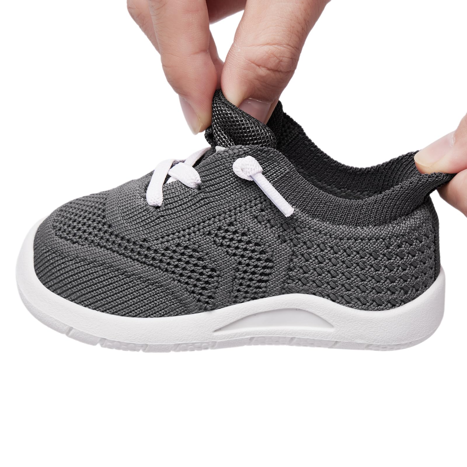 MORENDL Toddler Shoes Baby Walking Sock Shoes Infant Sneakers Boy Girl Barefoot Tennis Shoe Non-Slip Brethable