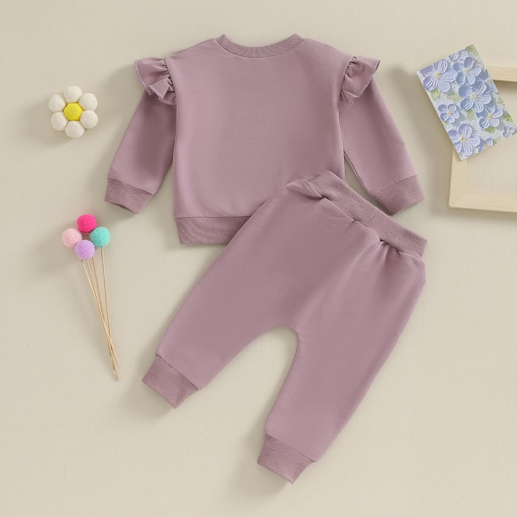 Toddler Baby Girl Clothes 6 12 18 24 Months Fall Outfits Sweatshirt Pants