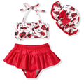 9 6-12 Months Infant Baby Girls Swimsuit Bikini Two Pieces Bathing Suit Swimwear Summer Swimming Beach Set